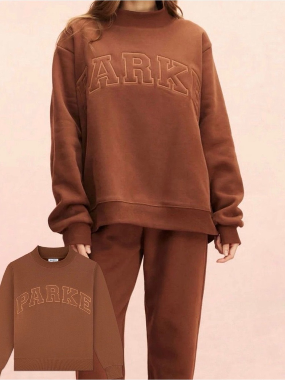 PARKE SOLD OUT MONOCHROME MOCHA NEW IN BAG